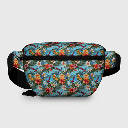Поясная сумка Паттерн с цветами / 3D-принт – фото 2