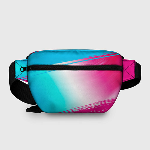 Поясная сумка Honda neon gradient style: надпись и символ / 3D-принт – фото 2