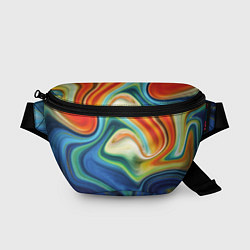 Поясная сумка Beautiful waves, цвет: 3D-принт