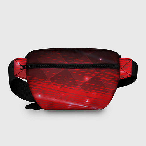 Поясная сумка Rose Blackpink red / 3D-принт – фото 2
