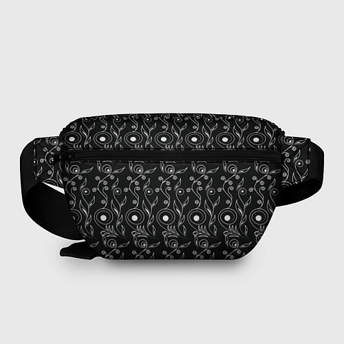 Поясная сумка Black style pattern / 3D-принт – фото 2