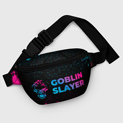Поясная сумка Goblin Slayer - neon gradient: надпись и символ, цвет: 3D-принт — фото 2