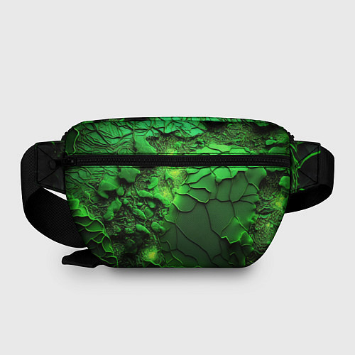 Поясная сумка CS GO green abstract / 3D-принт – фото 2