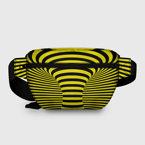 Поясная сумка Осиная талия - полосатая иллюзия / 3D-принт – фото 2