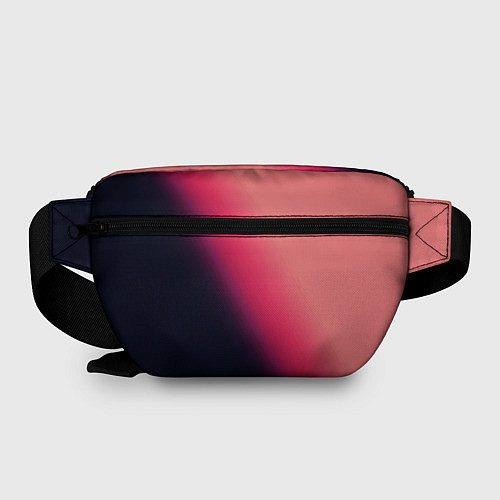 Поясная сумка Градиент темно-розовый / 3D-принт – фото 2