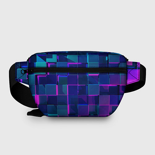 Поясная сумка Неоновая мозаика из стекла / 3D-принт – фото 2
