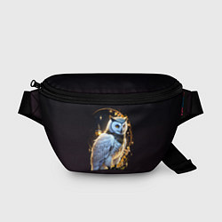 Поясная сумка Снежная сова, цвет: 3D-принт