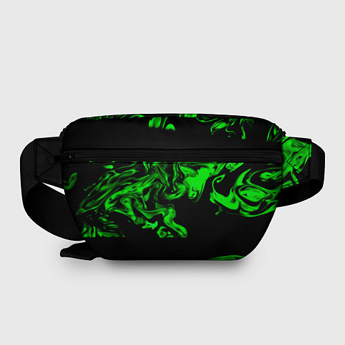 Поясная сумка Зеленый светящийся дым / 3D-принт – фото 2