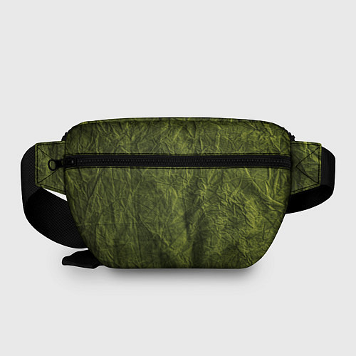 Поясная сумка Мятая зеленая ткань / 3D-принт – фото 2