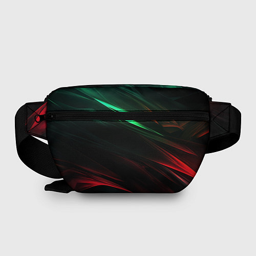 Поясная сумка Dark red and green / 3D-принт – фото 2