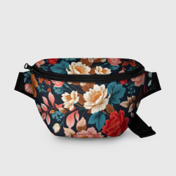 Поясная сумка Летние цветы - паттерн, цвет: 3D-принт
