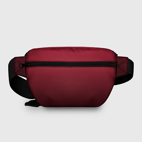 Поясная сумка Градиент цвета тёмный кабаре / 3D-принт – фото 2