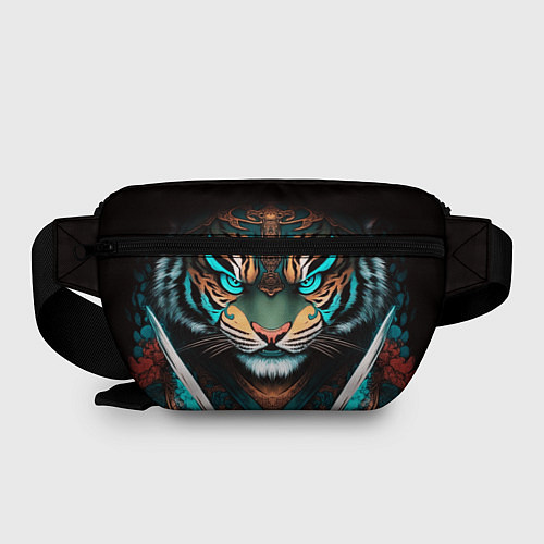 Поясная сумка Тигр самурай / 3D-принт – фото 2