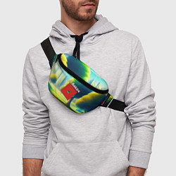 Поясная сумка Роблокс пейзаж, цвет: 3D-принт — фото 2