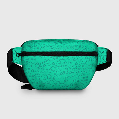 Поясная сумка Звёздочки светло-зелёный / 3D-принт – фото 2