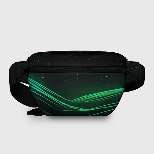 Поясная сумка Starfield green logo / 3D-принт – фото 2