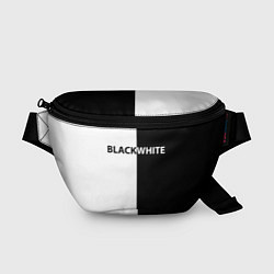 Поясная сумка Black white, цвет: 3D-принт