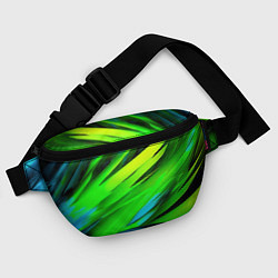 Поясная сумка Green abstract, цвет: 3D-принт — фото 2