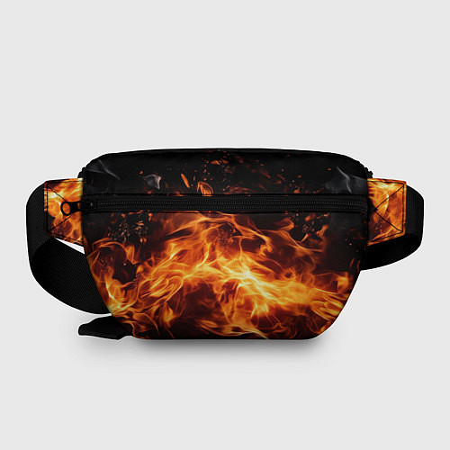 Поясная сумка Огненная текстура / 3D-принт – фото 2