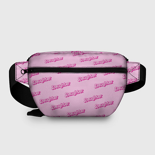 Поясная сумка Дочь в стиле барби - розовый паттерн / 3D-принт – фото 2