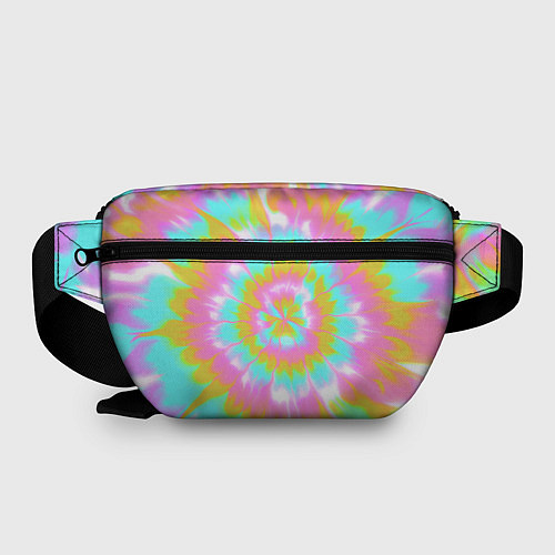 Поясная сумка Tie-Dye кислотный в стиле барби / 3D-принт – фото 2