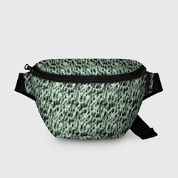 Поясная сумка Пятнистый паттерн приглушенный зелёный, цвет: 3D-принт