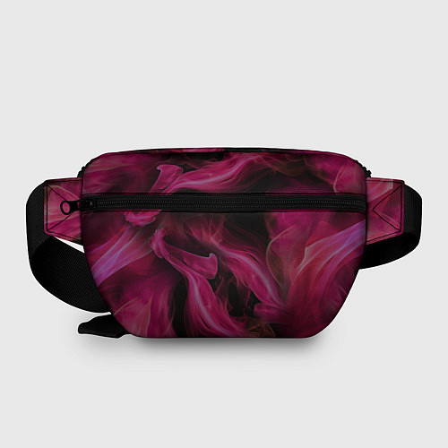 Поясная сумка Розовый цветок в огне - нейросеть / 3D-принт – фото 2