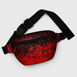 Поясная сумка Ссср в красках серп и молот, цвет: 3D-принт — фото 2