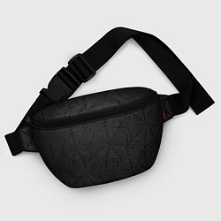 Поясная сумка Паутина на чёрном, цвет: 3D-принт — фото 2