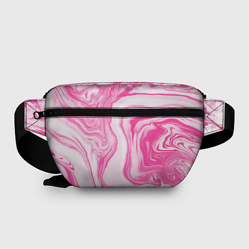 Поясная сумка I am kenough - розовые разводы краски / 3D-принт – фото 2