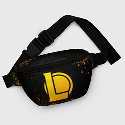 Поясная сумка League of Legends - gold gradient, цвет: 3D-принт — фото 2