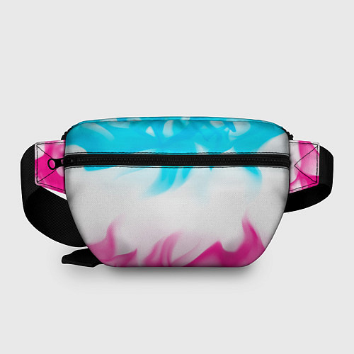 Поясная сумка Watch Dogs neon gradient style по-горизонтали / 3D-принт – фото 2