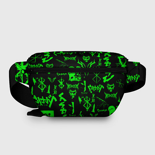 Поясная сумка Berserk neon green / 3D-принт – фото 2