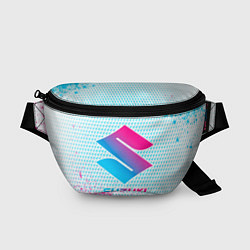 Поясная сумка Suzuki neon gradient style, цвет: 3D-принт