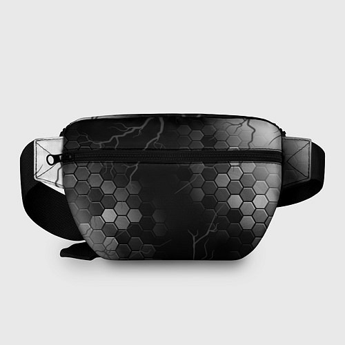 Поясная сумка Valorant glitch на темном фоне / 3D-принт – фото 2
