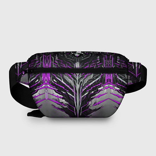 Поясная сумка Киберпанк доспех фиолетовый / 3D-принт – фото 2