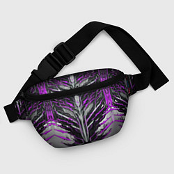 Поясная сумка Киберпанк доспех фиолетовый, цвет: 3D-принт — фото 2