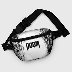 Поясная сумка Doom black splash, цвет: 3D-принт — фото 2