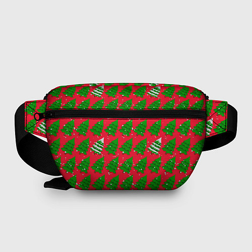Поясная сумка Рождественские ёлки / 3D-принт – фото 2