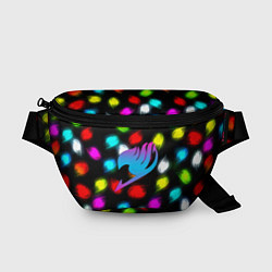 Поясная сумка Fairy Tail неоновые лого, цвет: 3D-принт