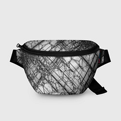 Поясная сумка Зеркальные узоры, цвет: 3D-принт