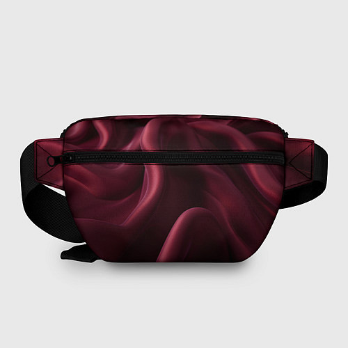 Поясная сумка Бордовый шелк / 3D-принт – фото 2