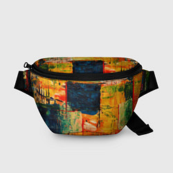 Поясная сумка Арт стиль красками, цвет: 3D-принт