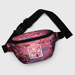 Поясная сумка Яэ Мико жрица, цвет: 3D-принт — фото 2