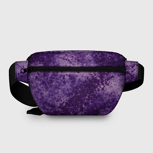 Поясная сумка Абстракция - фиолетовый пунш / 3D-принт – фото 2