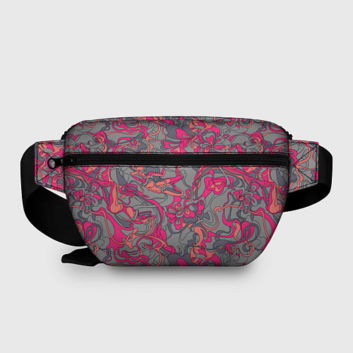 Поясная сумка Розовый серый сон / 3D-принт – фото 2