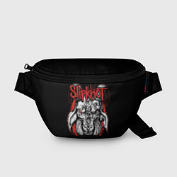 Поясная сумка Slipknot - козёл, цвет: 3D-принт