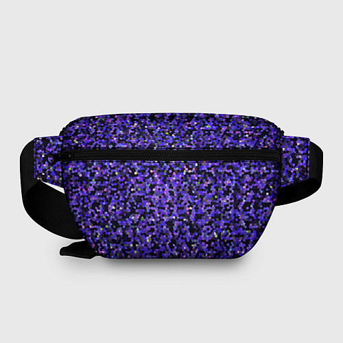 Поясная сумка Фиолетовая мозаика / 3D-принт – фото 2