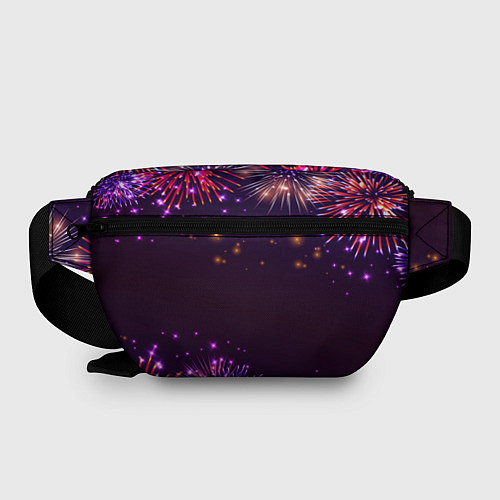 Поясная сумка Праздничная Арина: фейерверк / 3D-принт – фото 2