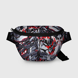 Поясная сумка Адская красная броня, цвет: 3D-принт